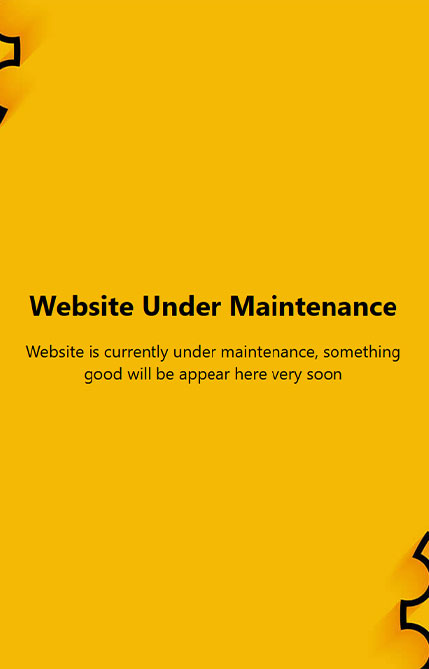 Maintenance Page